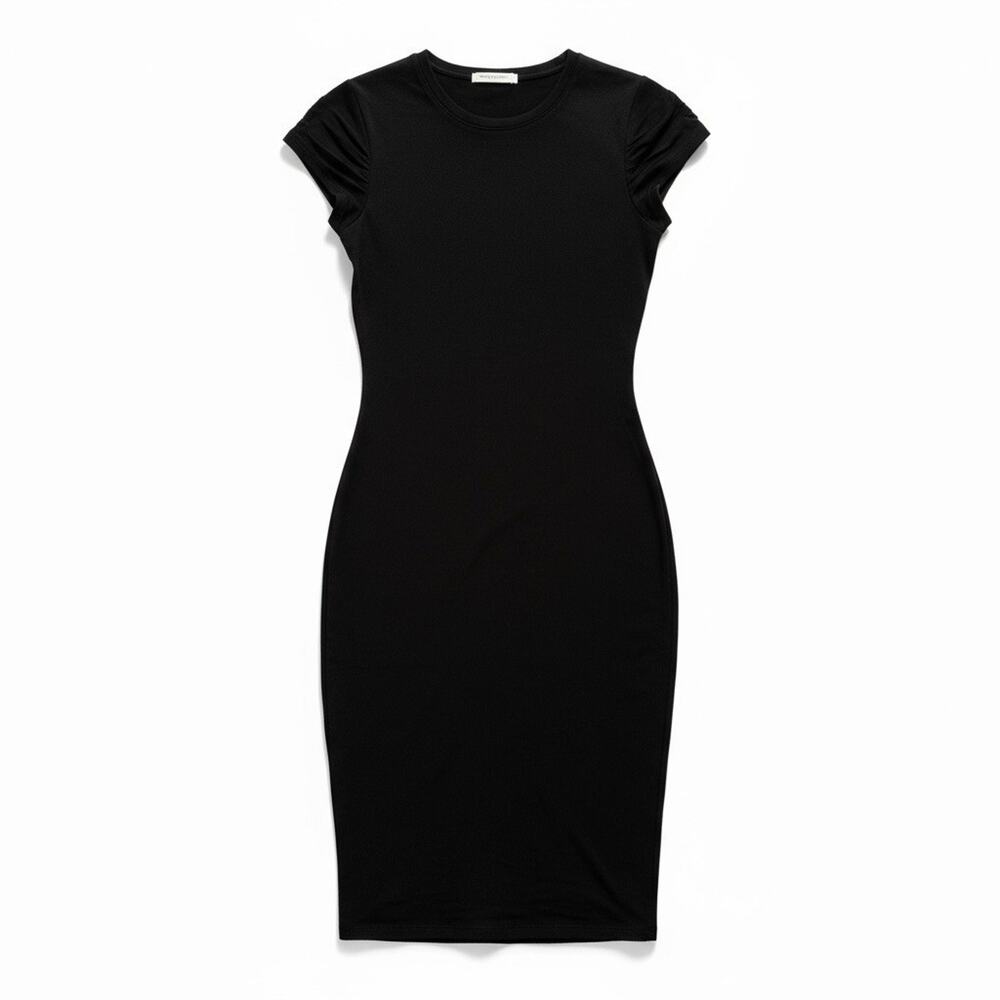 See You Monday Black Mini Dress